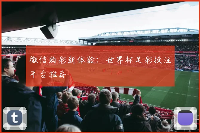 微信购彩新体验：世界杯足彩投注平台推荐